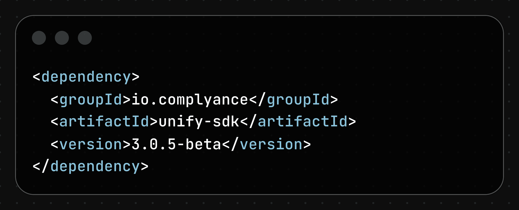 Maven (pom.xml): for e-invoicing
