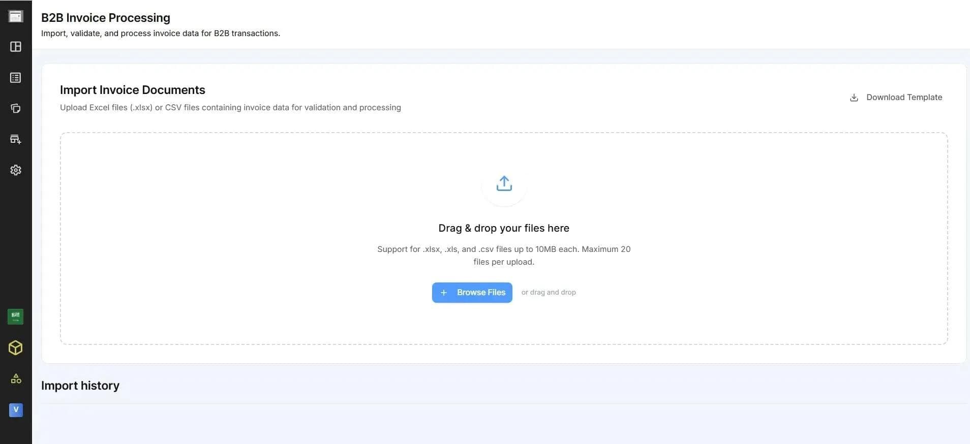 Excel Upload (Easiest way for doing E-Invoicing)