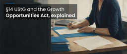 §14 UStG & Growth Opportunities Act: Simply Explained