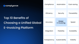 Top 10 Benefits of Choosing a Unified Global E-Invoicing Platform