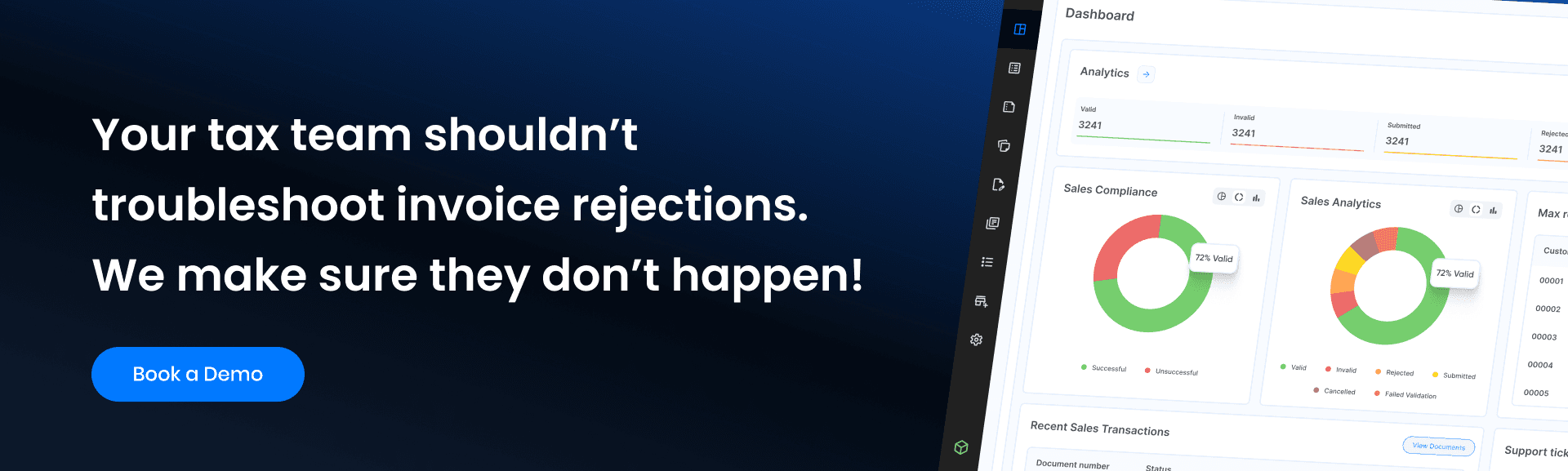 Your tax team shouldn't troubleshoot invoice rejections.