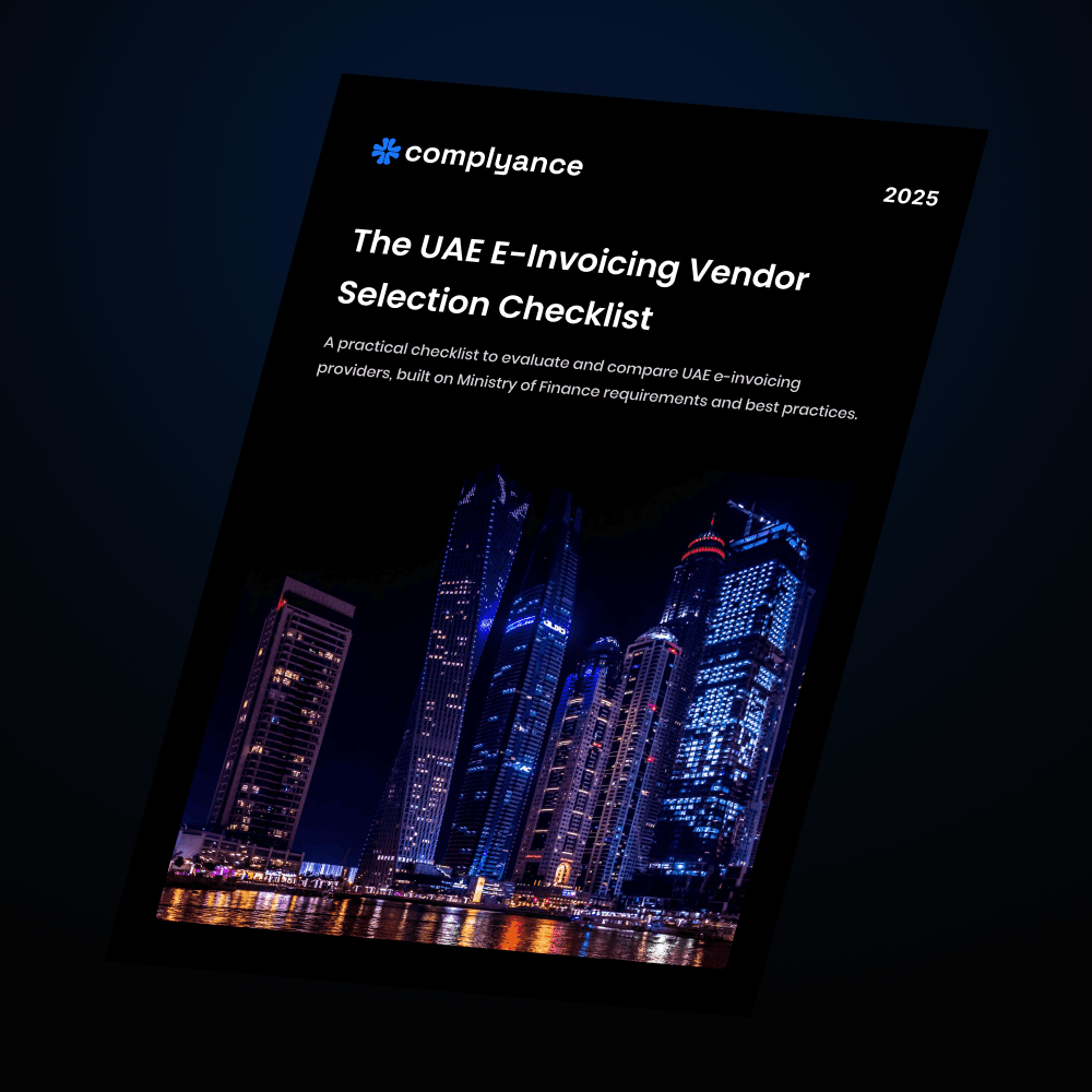 The UAE E-Invoicing Vendor Selection Checklist