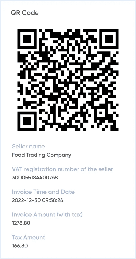 invoice information