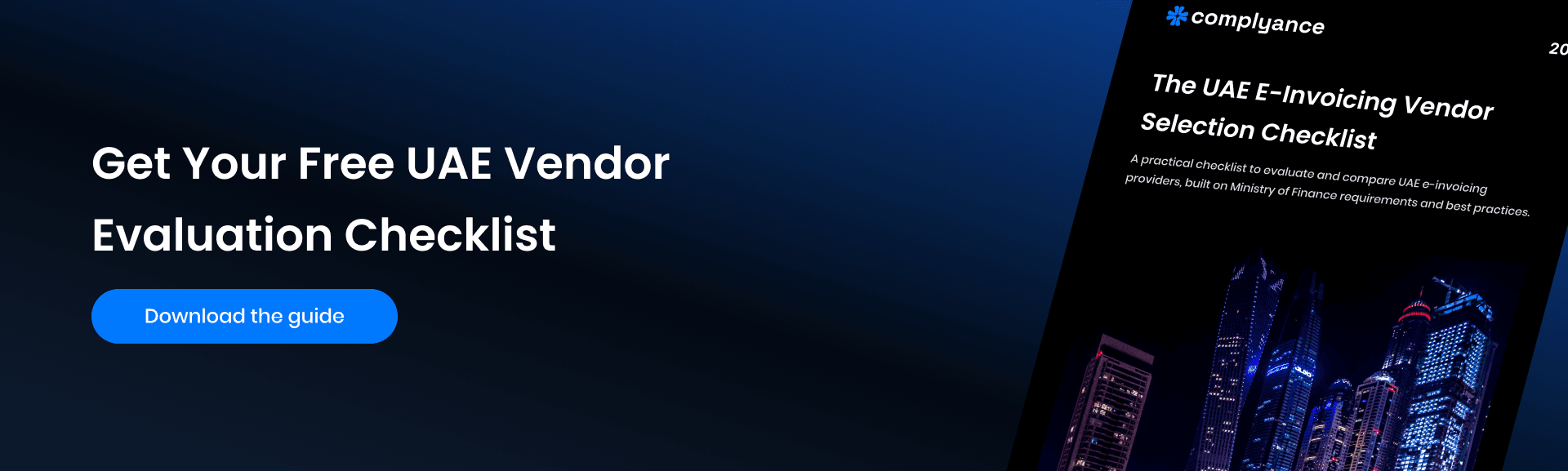 UAE Vendor Evaluation checklist