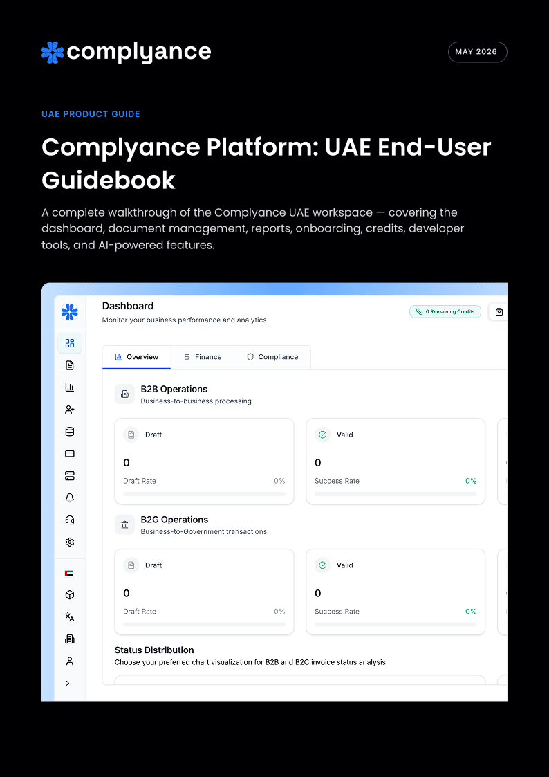 Complyance Platform: UAE End-User Guidebook
