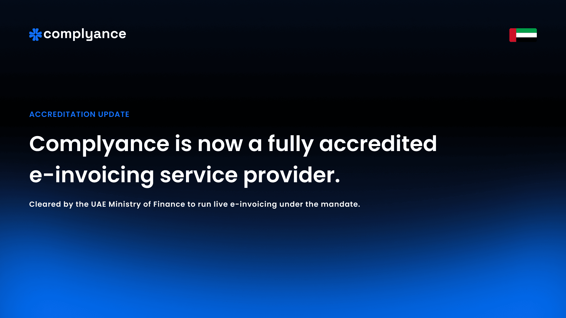 Complyance Achieves Full Accredited Service Provider (ASP) Status in the UAE