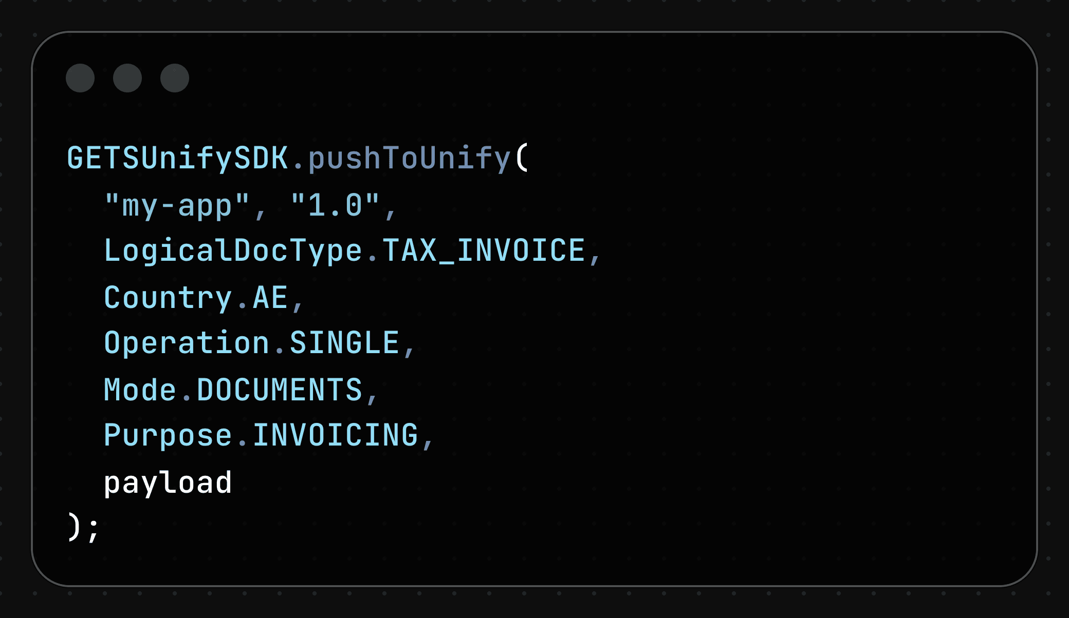 Step 3b — Run in INVOICING mode (live submissions after template is bound in portal):